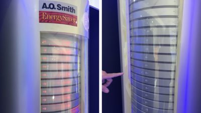 Patented flat microchannel coils AOSmith point energysaver