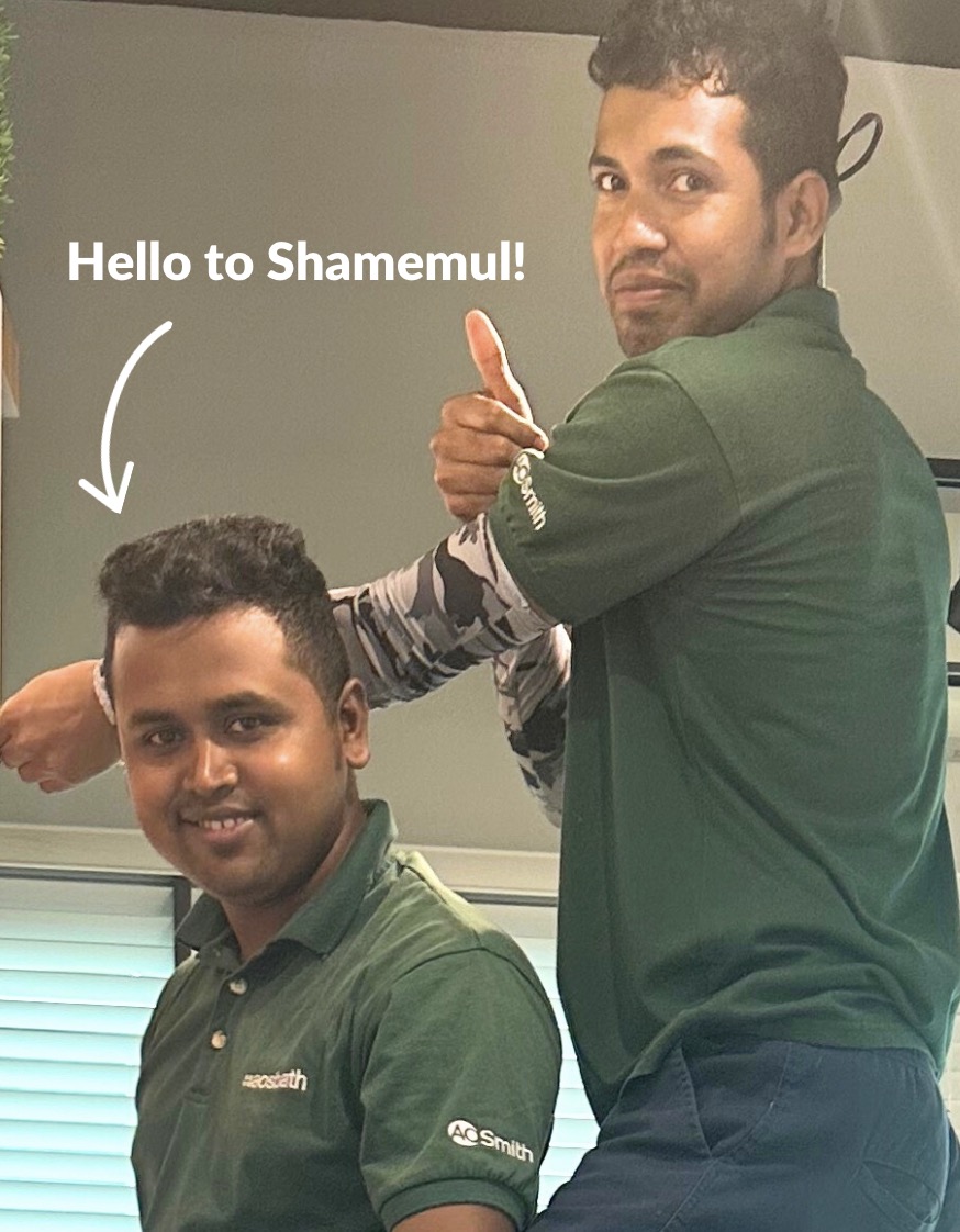 shamemul and pankaj hello