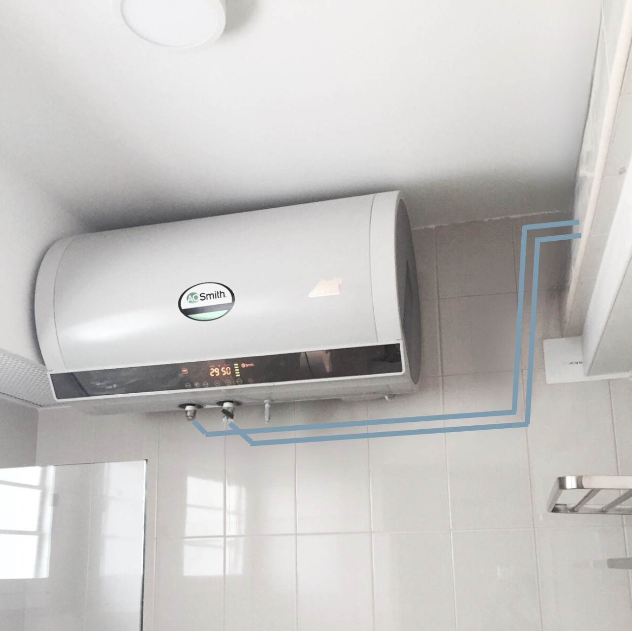 hpw hdb top floor common bath micro heat pump