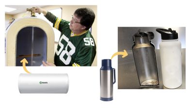 insulate aos water heater vs thermos vacuum