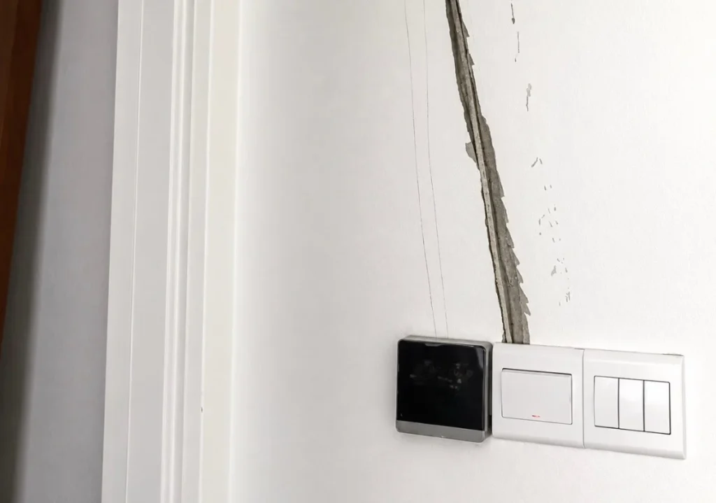 wire embed in wall
