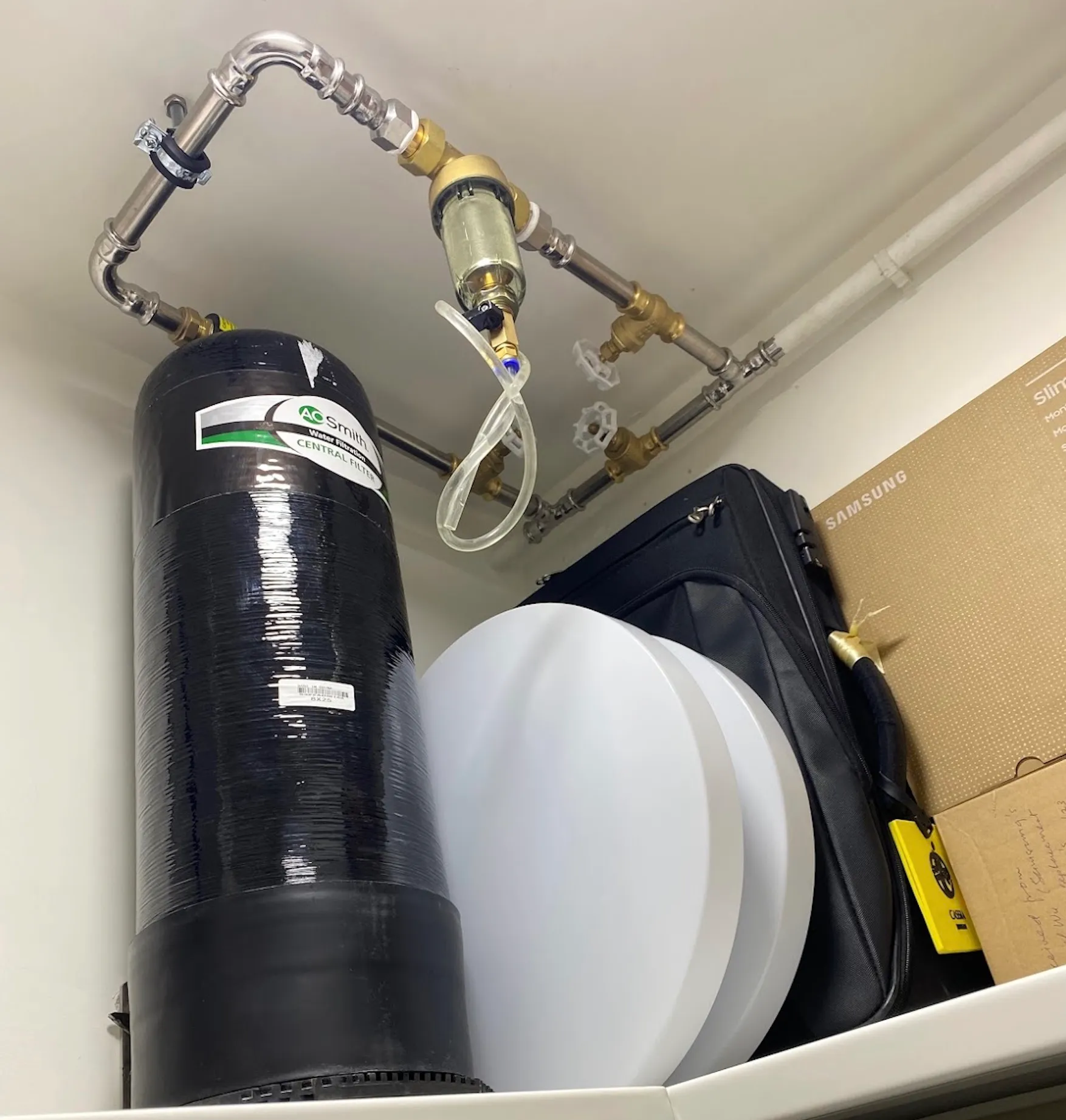 APF and CF pre filter whole house chlorine filter