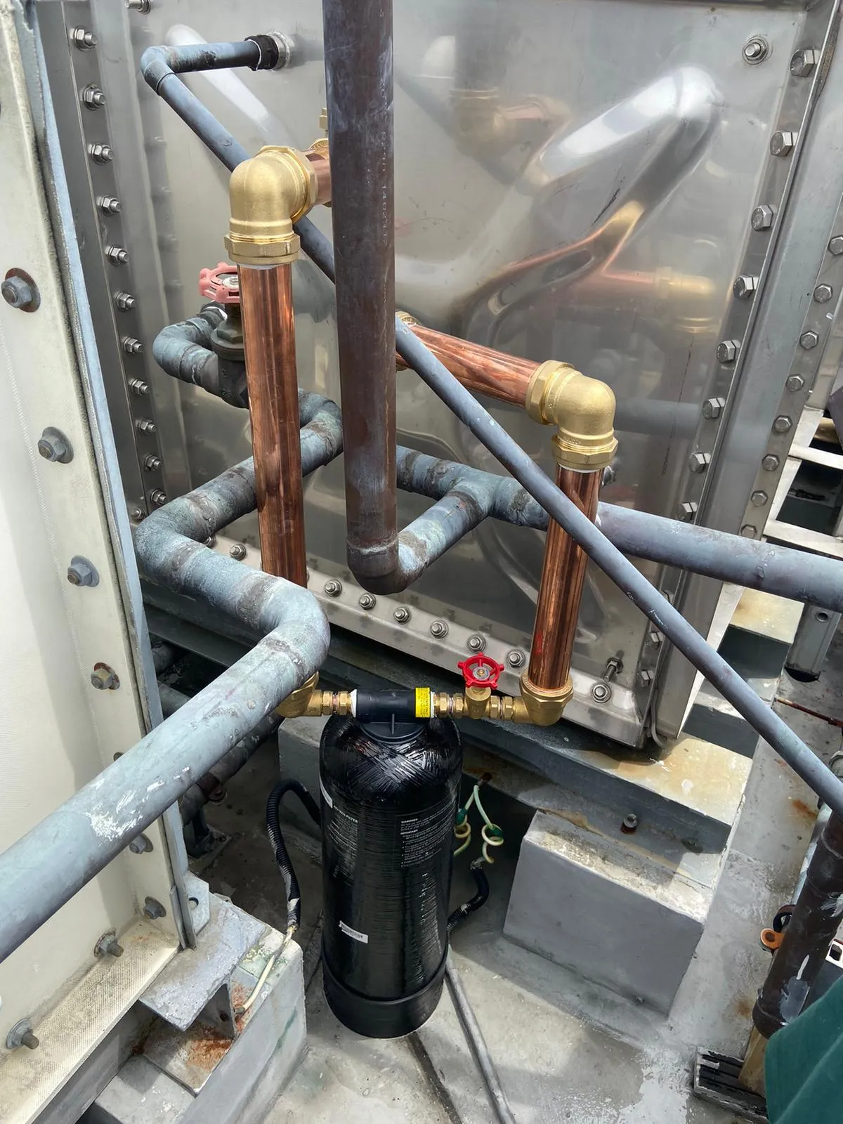 whole house chlorine filter industrial install CF WH