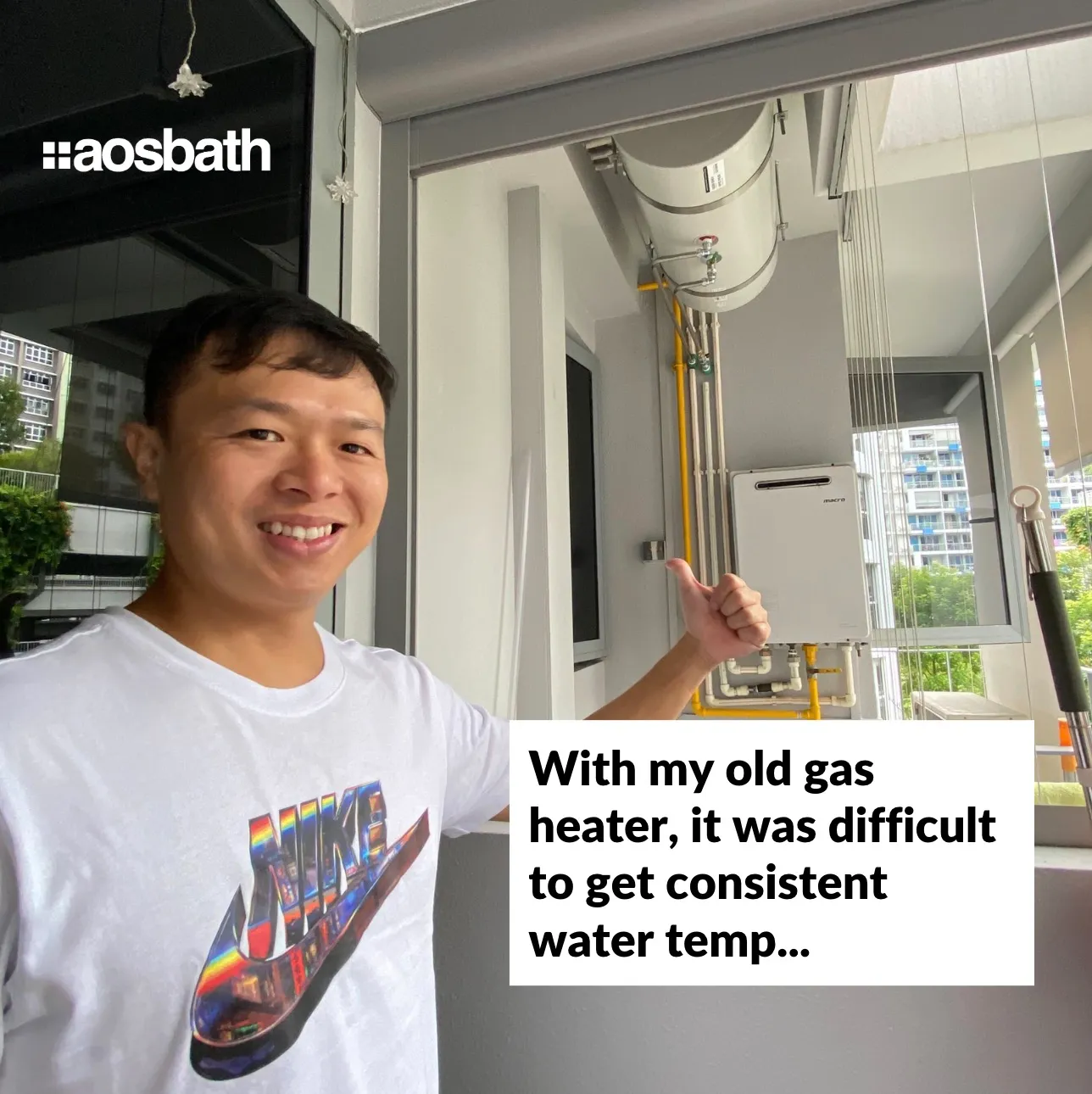 old gas heater review difficult consistent temp hot water problem