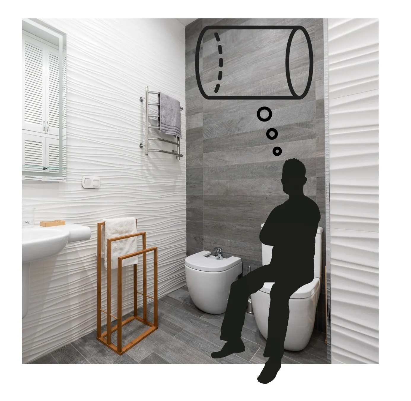 toilet bowl bathroom storage tank heater on top
