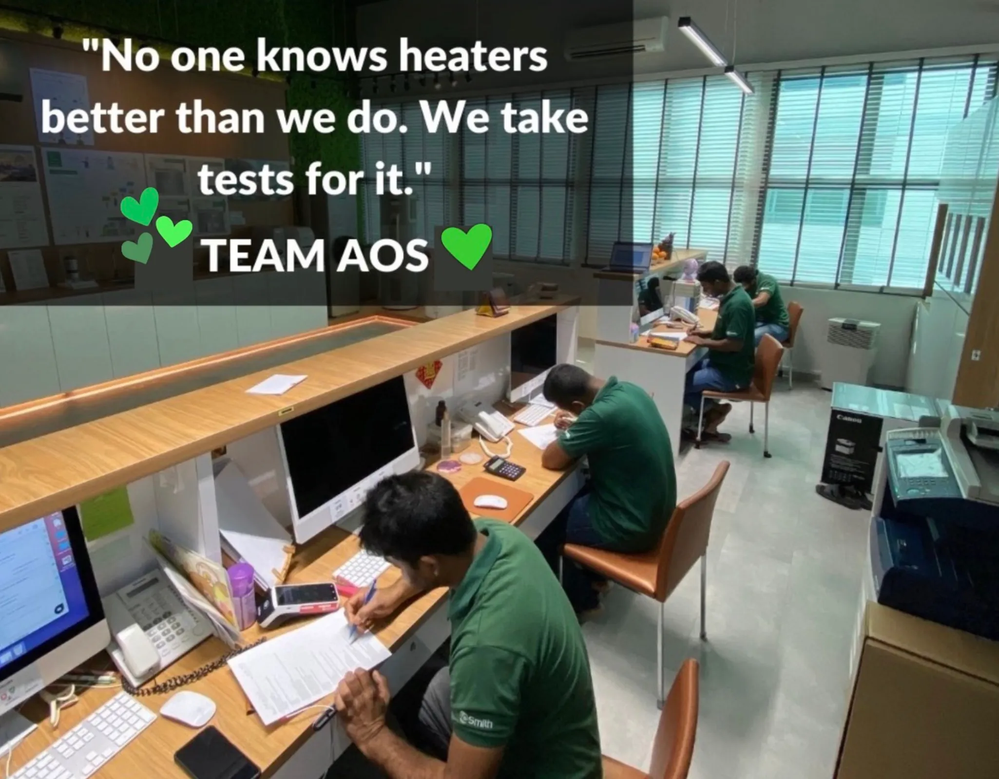training team aos test tech