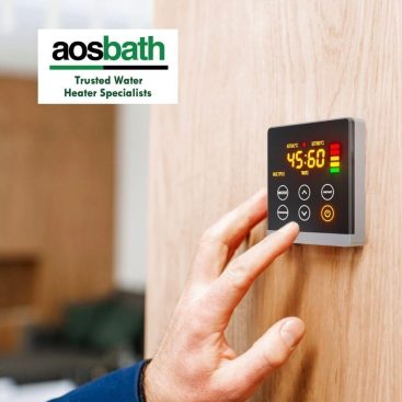 control panel gen 6 digital heater aosbath logo