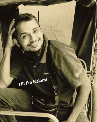 Kalam hi black and white